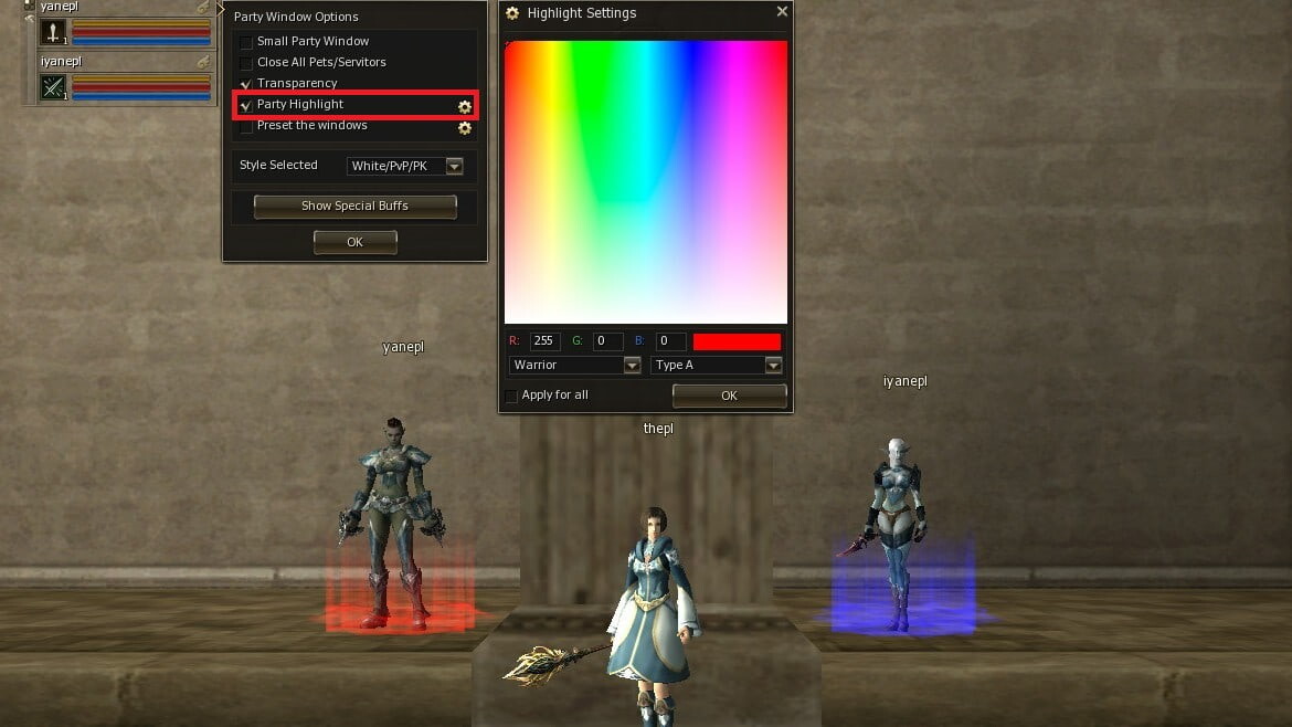 party color mw