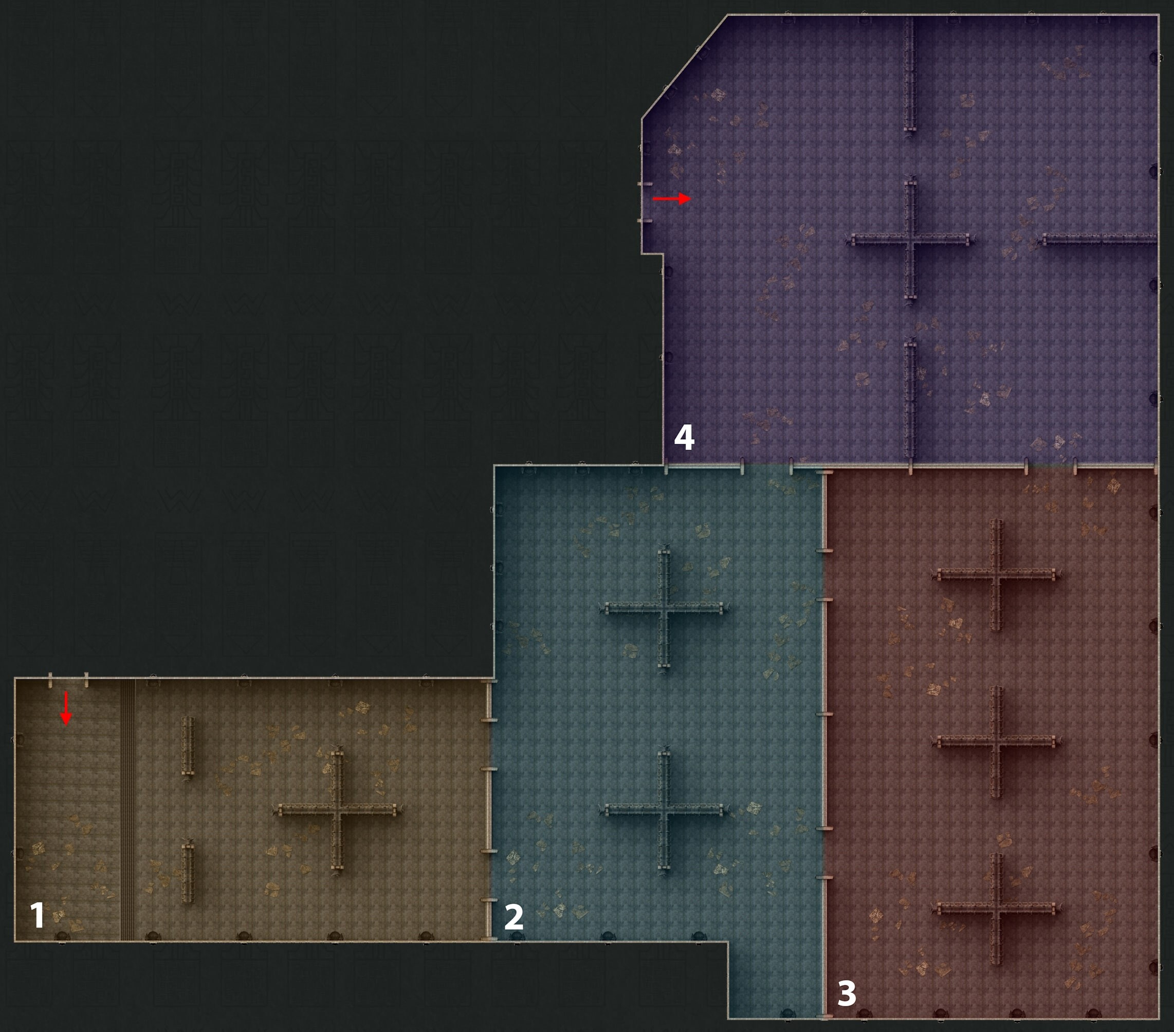 Dareon’s Doom Halls top level map eternal