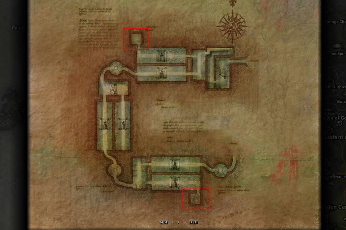 Monastery of Silence secret room mini game eternal